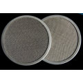 Stainless Steel Covered Edge Filter / Wire Mesh Screen Filter Disc